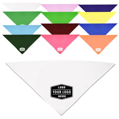 Polyester Pet Triangle Bib