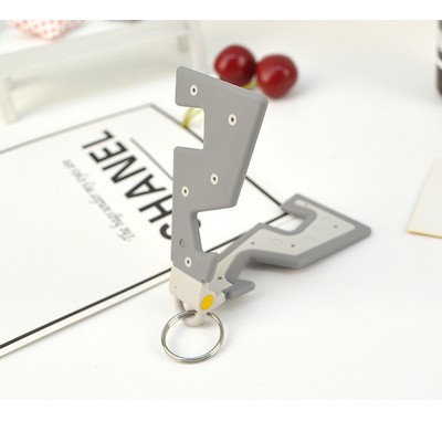 Cell-Phone Stand Keyring Universal Desk Support Holder Bracket Keychain