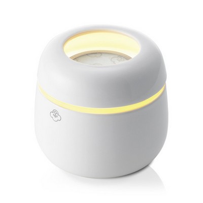 Serene House Oval White No-Spill Wax Melt Warmer with Light, White