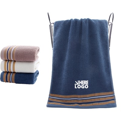 100% Cotton Absorbent Wide Satin Gift Towel