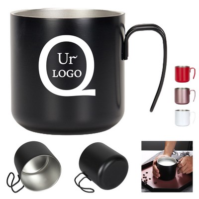 12Oz Stainless Steel Handle Coffee Mug