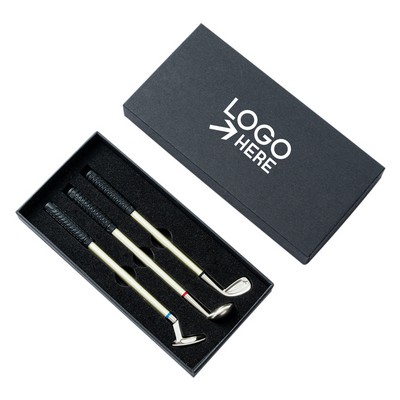 Desktop Golf Ballpoint Pen Gift Set