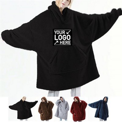 Fleece Hoodie- Cozy Wearable Blanket for Ultimate Comfort