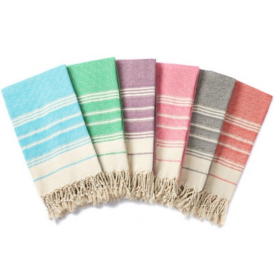 Cottage Beach Towel With Tassels