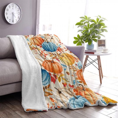 50" x 60" Full Color Flannel Throw Sublimation Blanket 300GSM