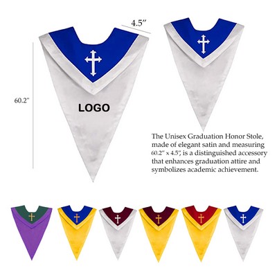 Unisex Graduation Honor Stole