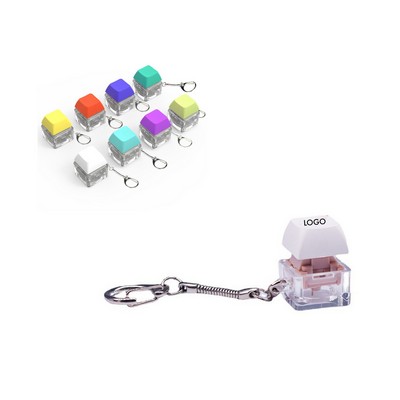 LED Keyboard Fidget Keychain