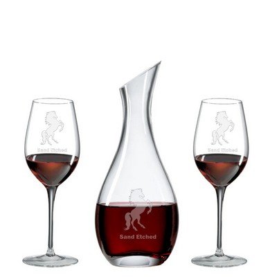 Cristoff Single Decanter Gift Set Lead-Free Crystal