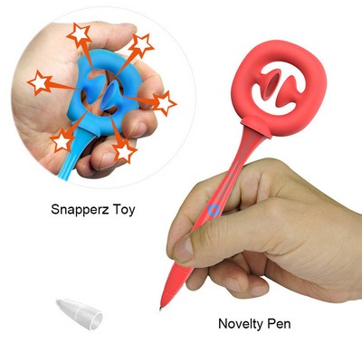 Silicone Grip Stress Relief Pen