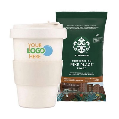 Eco Friendly Tumbler with Starbucks Coffee Pack