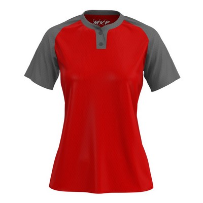 Women's Raglan Sleeve henley