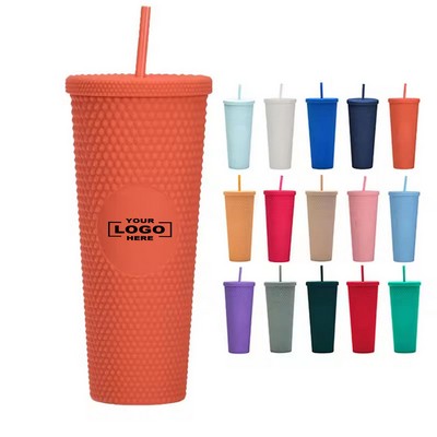 24 oz Portable Straw Tumbler