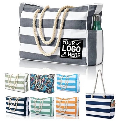 Large Waterproof Beach Tote Bag for Travel