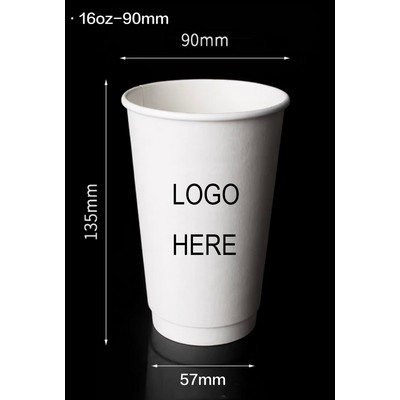 16 oz Insulated Double Walled Hot Paper Cup