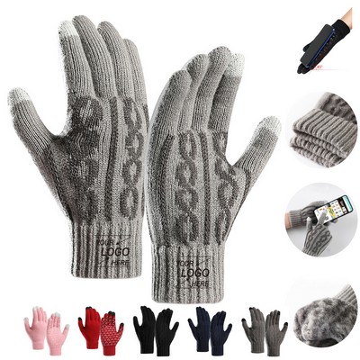 Winter Touchscreen Knit Gloves