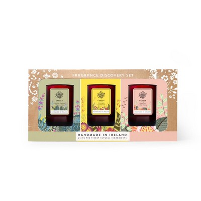 The Handmade Soap Co Trio Of Mini Votive Gift Set