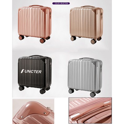 18'' Password Boarding Luggage Case Multifunctional Traveling Storage Suitcase W/Metal Angles