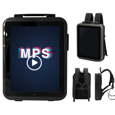 15.4-Inch High-Res LCD Backpack with Programmable Full-Color Display