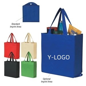 Non-Woven Foldable Shopper Tote Bag