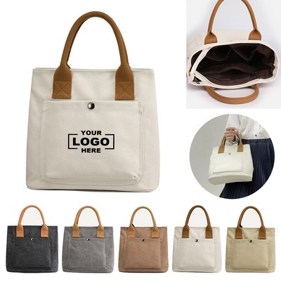 Women's Casual Canvas Tote Handbag