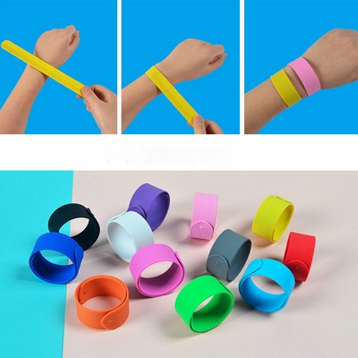 Full Color Silicone Slap Wristband