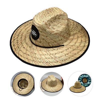 Wide Brim Straw Sun Hat for Men and Women