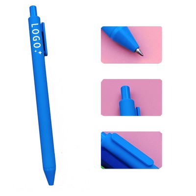 Macaron Retractable Plastic Pen - Ballpoint