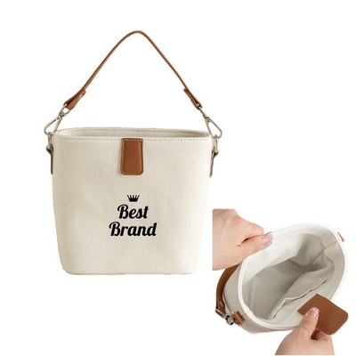 Canvas Tote Bag for Women With Adjustable Strap