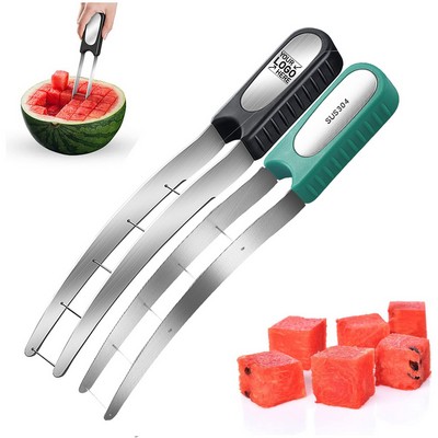 Multifunctional Kitchen Gadgets Stainless Steel Watermelon Cutter Slicer