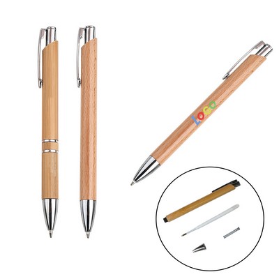 Eco-Friendly Bamboo Ballpoint Pen