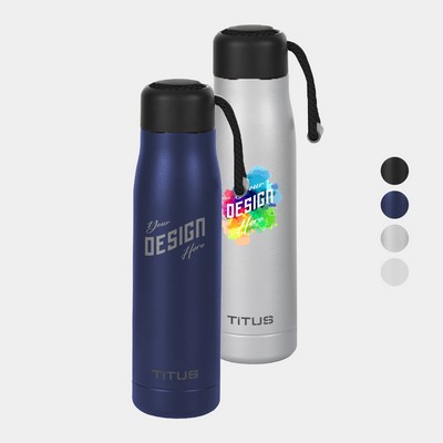 Premium 17 oz TiTUS® Stainless Steel Insulated Sports Water Bottle