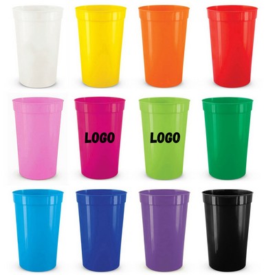 12 Oz. Smooth Wall Plastic Stadium Cup