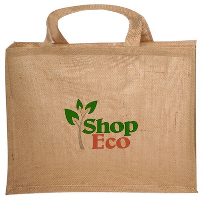 Large Jute Tote Bag