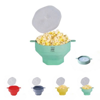 Silicone Collapsible Microwave Popcorn Maker Bowl