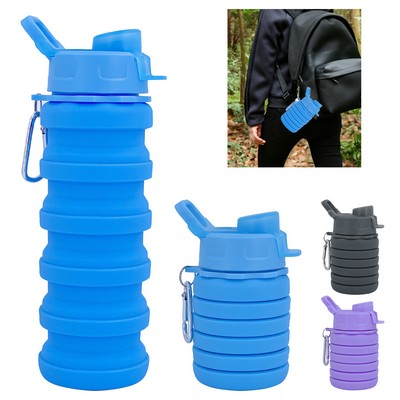 17Oz Reusable Foldable Water Bottles For Outdoor