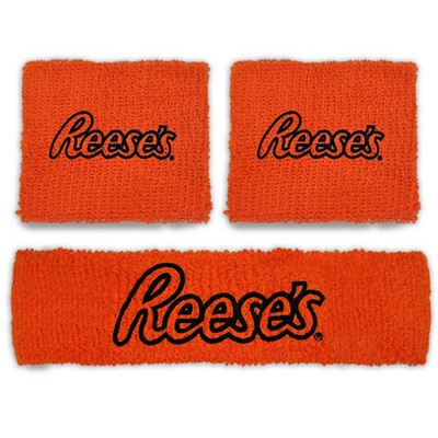 Heavyweight Headband/Wristband Set w/Heat Transfer