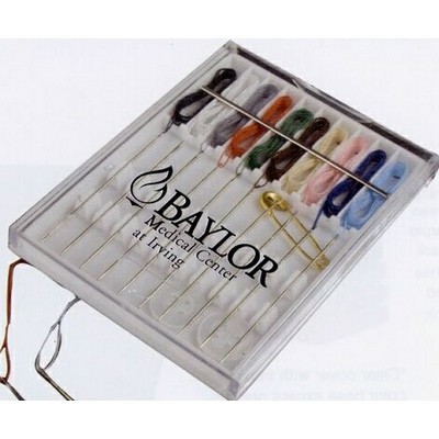 Ten Thread Sewing Kit in Hard Plastic Slide Top Case