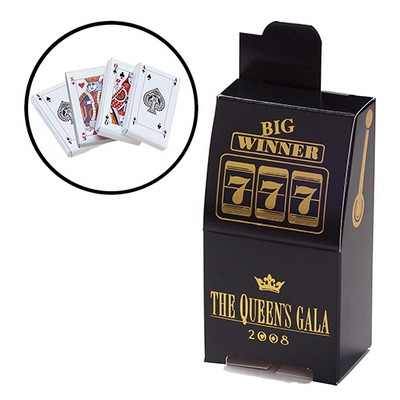 Slot Machine Box - Milk Chocolate Playing Cards (4 pieces)