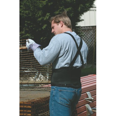 Economy Back Support Brace w/Suspenders SM-XL