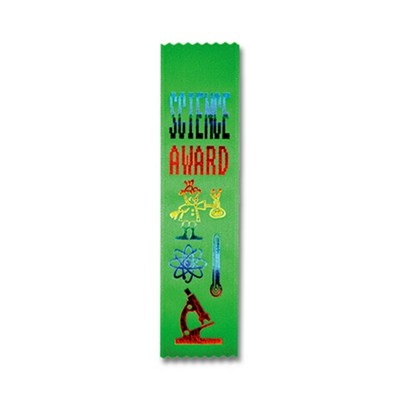 2"x8" Stock Recognition Science Award Lapel Ribbons