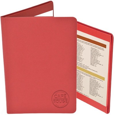 Bonded Leather Double Panel Pocket Menu Cover (8 1/2"x5 1/2")