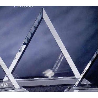 Crystal Triangle Award (8"x9 1/4")