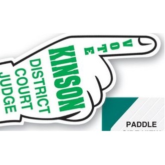 Corrugated Finger Shape Rally Paddle (6" x 17")