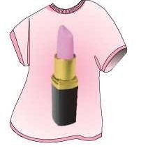 Lipstick T-Shirt Lapel Pin