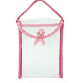 Handy Clear Accessory Bag w/ Ribbon