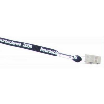 3/8" Polyester Non-Breakaway Lanyard (Silk Screen)