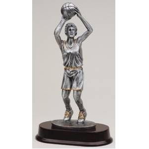 Female Basketball Jump Shot Figure - 12"