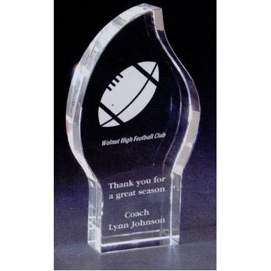 7" Crystal Torch Award