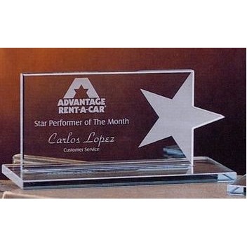 Horizontal Shining Star Award