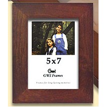 Walnut Brown Flat Style Photo Frame (4"x6")